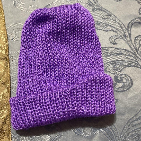 Purple Beanie - Picture 2 of 3